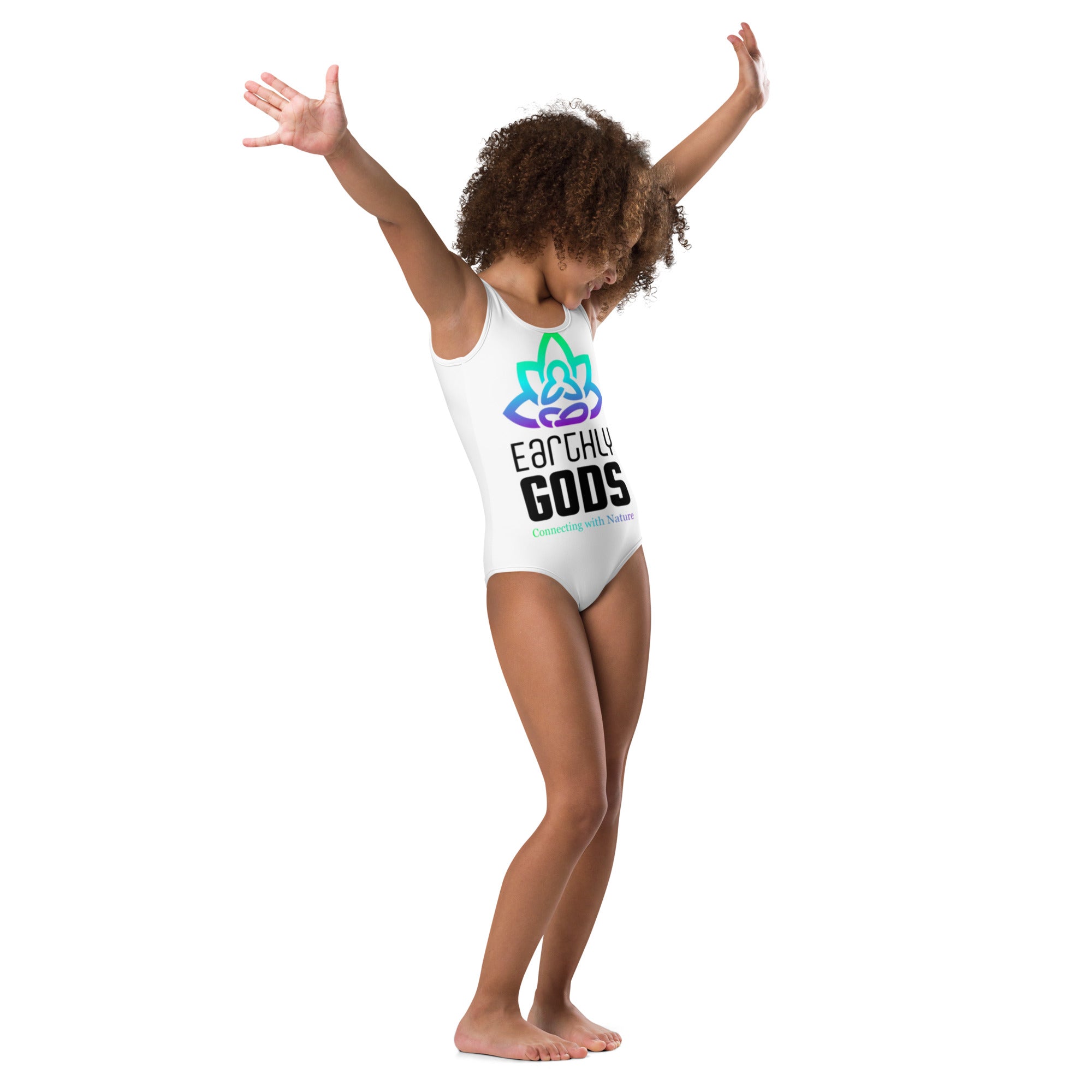 All-Over Print Kids Swimsuit - Image 2